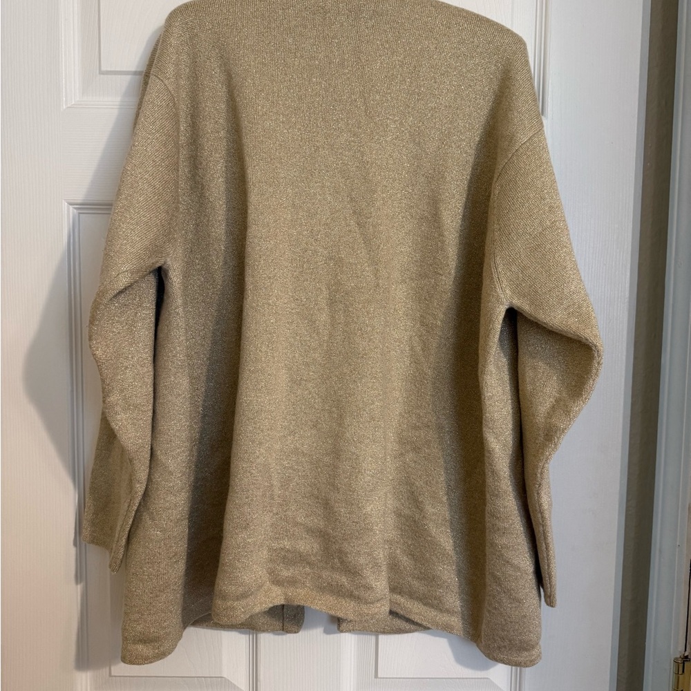 Ewear Vintage Gold Button Cardigan, Size XL, 50% wool - Picture 3 of 4